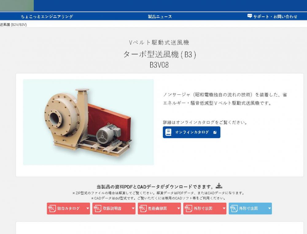 日本昭和渦輪鼓風機型號：B3D08-RUPM11kw